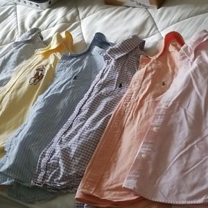 Ralph Lauren kids shirts different colors size 6